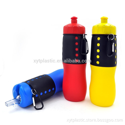 750ml Hiking soft silicone water bottle
